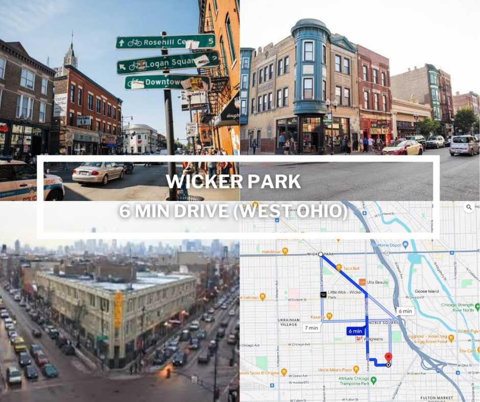 Stylish 2Br Urban Retreat In River West Chicago Extérieur photo